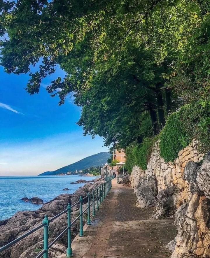 Villa Salyna Bela balcony Ičići Esterno foto