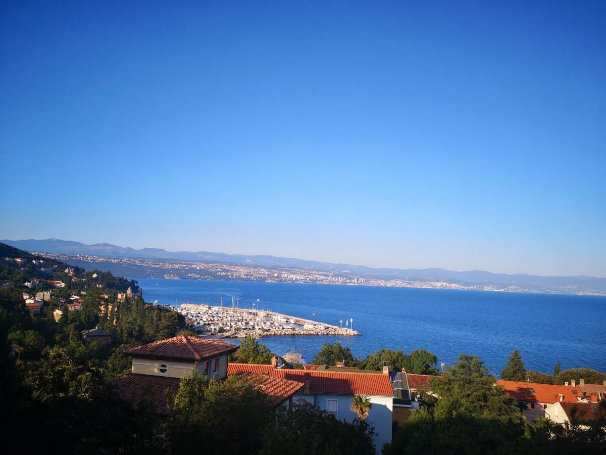 Villa Salyna Bela balcony Ičići Esterno foto